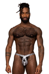 String croisé Male Power 409-282 S-naked couleur argent-noir